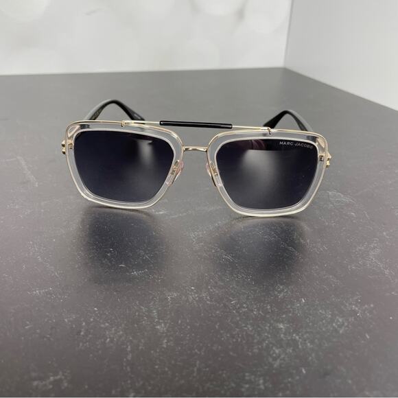 Marc Jacobs MARC 674/S 900/9O CRYSTAL Metal Sunglasses Men’s Sz 55-20-145 - Picture 4 of 10